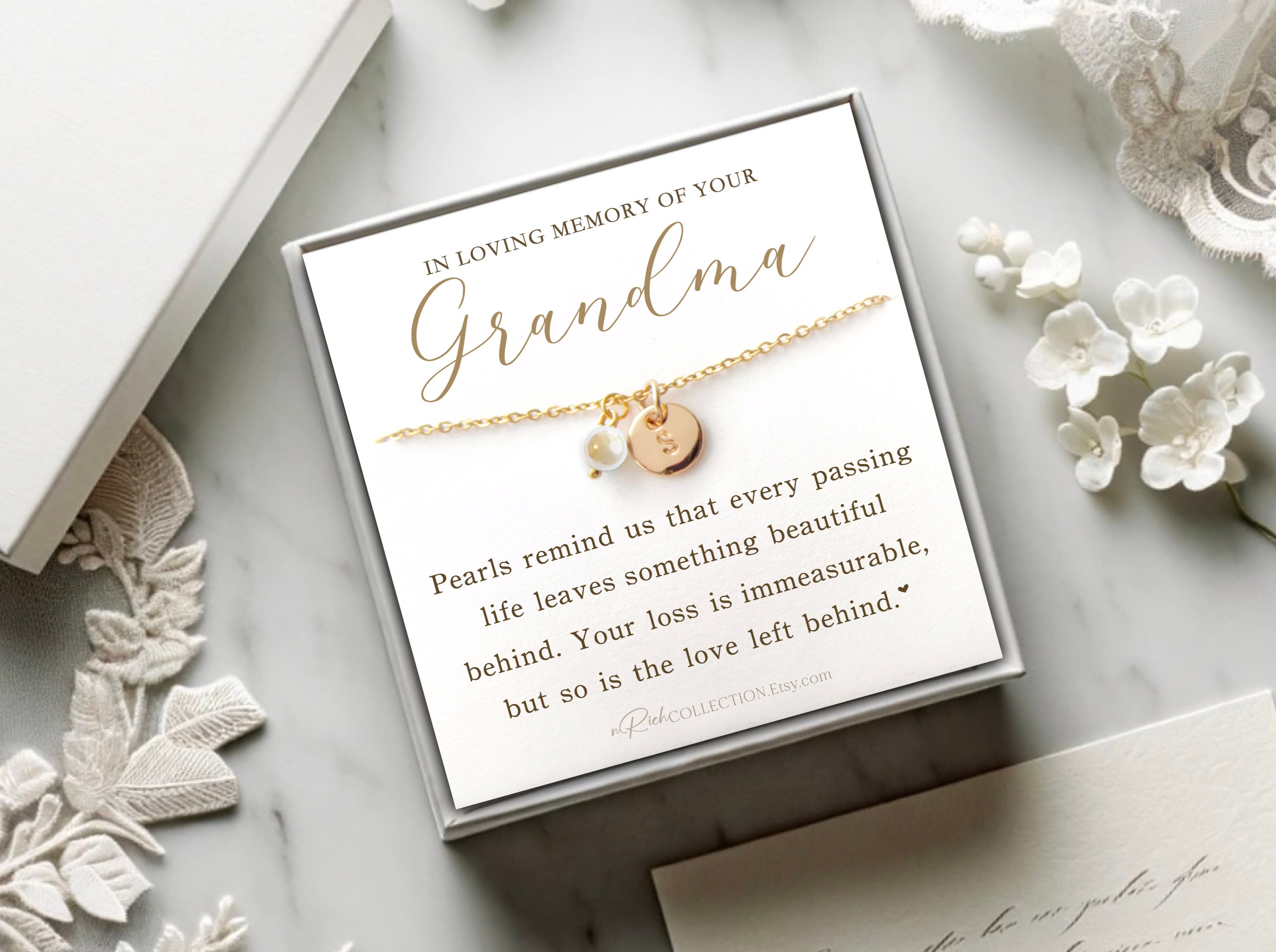 Portachiavi Argento SMARGO In Acciaio Inox Con Frase Commemorativa: 'Those We Love Don't Go Away' - Regalo Di Lutto Per Perdita Della Nonna