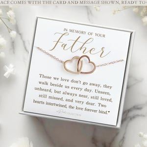 Loss of Father Gift Grief Gift Father Remembrance Necklace Sympathy Gift Father Memorial Gift Keepsake Gift Sympathy Dad Pass Away Father