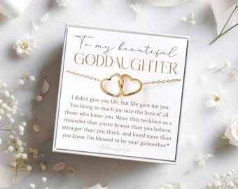 Goddaughter Necklace, Goddaughter Gift, Baptism Gift For Goddaughter, Happy Birthday Goddaughter, Religious Gifts, Confirmation Gifts