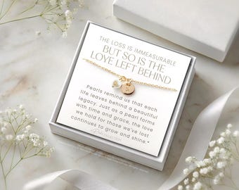 Sympathy/Grief Necklace - dainty womens necklace, miscarriage gift, sympathy necklace, sympathy gift, grief gift, encouragement gift