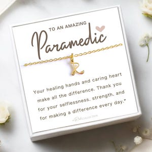 Paramedic EMT Gift - Hero Medical Worker Jewelry Thank You & First Responder Appreciation, Heartfelt Medical Professional Recognition Gift