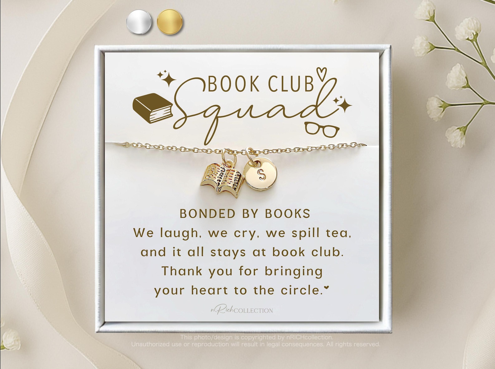 Book Club Gifts Book Necklace