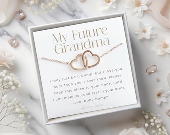 First Time Grandma Baby Announcement Grandparent, New Grandma Gift, Promoted to Grandma Pregnancy Reveal Gift for New Grandmother Gift