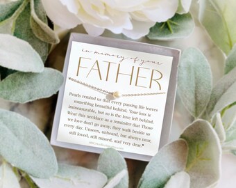 Loss of father memorial Gifts Daddy's Girl Grandpa's Girl Loss of father gift Grief Gift Sympathy Dad remembrance Necklace Pass Away