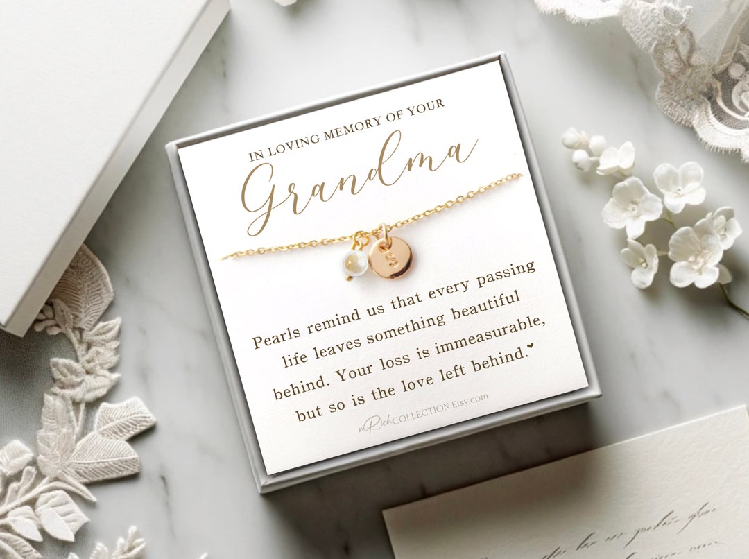 Sympathy Gift Loss of Grandmother Condolence Gift Grandma Memorial Gift ...