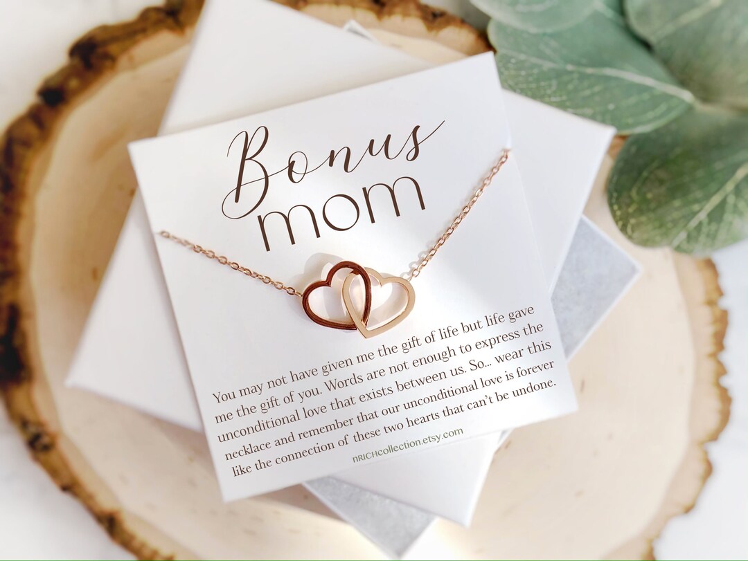 Bonus Mom T Bonus Mom Necklace Unbiological Mom T Etsy