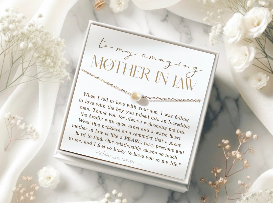 Mother in Law Necklace Gift for Mother in Law on Wedding Day Birthday