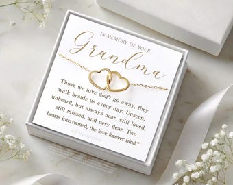 Loss of Grandmother Gift Grief Gift Grandma Remembrance Necklace Sympathy Gift Grandmother Memorial Gift Keepsake Gift Sympathy Pass Away