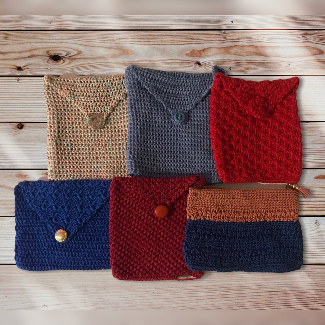 Handmade crochet bag crochet pouch bag pouches and purses Etsy