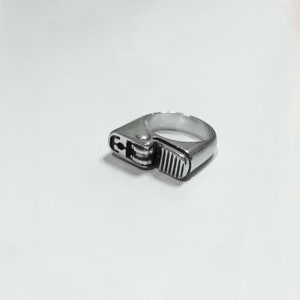 Unisex Lighter Vintage Punk Ring Stainless Steel