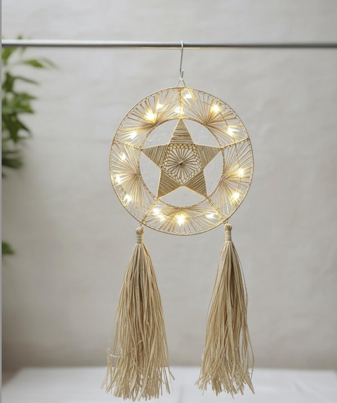 Handmade Round Parol Raffia Christmas Ornament - Etsy