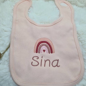 Baby bib, baby bib with name, personalized