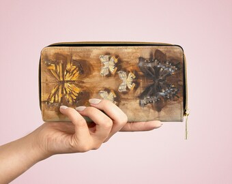 Butterfly Zipper Wallet