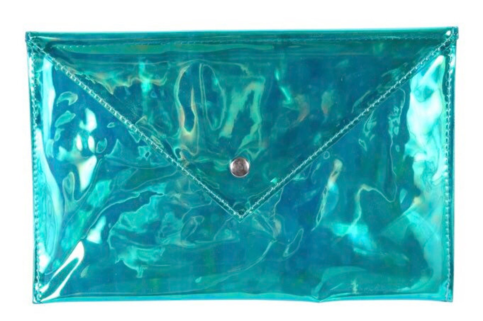 Iridescent Envelope Pouches with Snap Closures Etsy