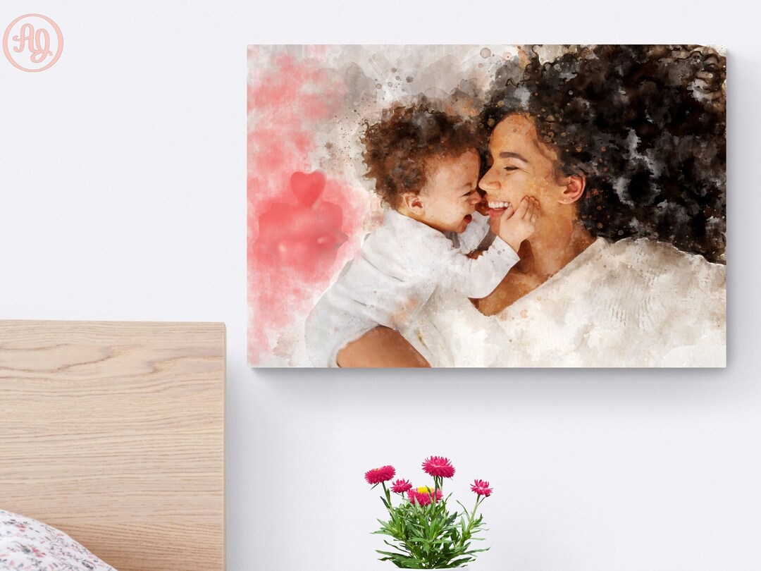 Personalized Wall Art for Mom Birthday Gift From Daughter Etsy