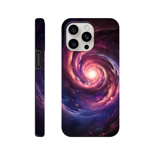 Spiral Galaxy Outer Space Phone Case - Cosmic Beauty for iPhone & Samsung Devices, Holiday Gift, Galaxies in the Universe, Birthday Gift
