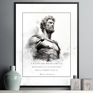 Stoic Resilience Art, Marcus Aurelius on Overcoming Challenges - Must-Have for Stoicism Devotees