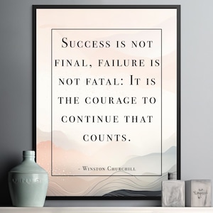 Churchill's Success and Courage Philosophy: Perfect Holiday Gift for Persevering Souls - Digital