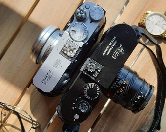 Hot Shoe Cover & Shutter Button: Camera Accessories for Fujifilm/Leica