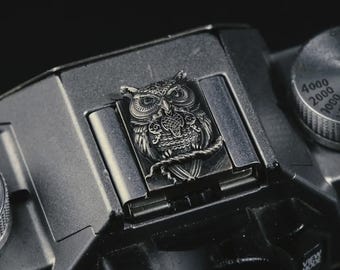 Owl Camera Hot Shoe Cover - Photographer Gift, Holiday gift, Father Gift, Mother gift, Birthday gift