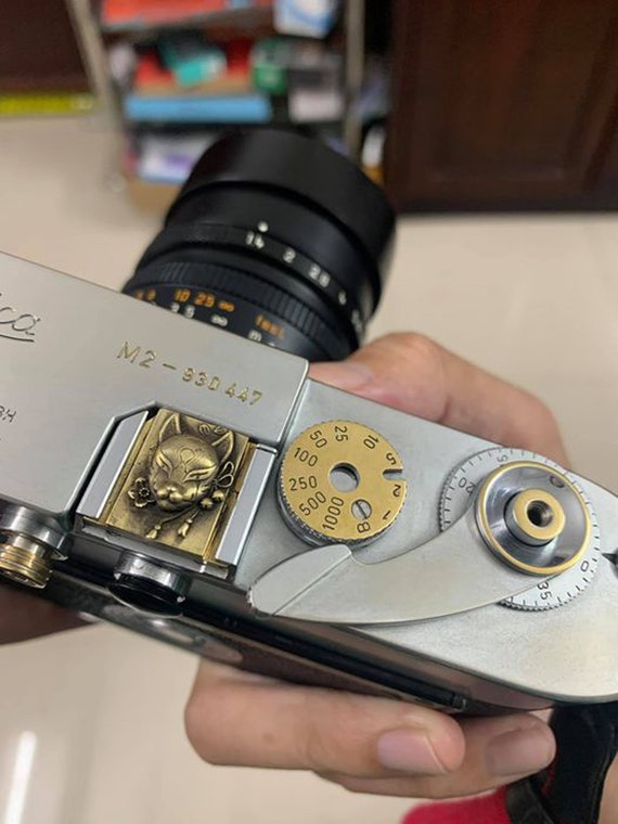 Hannya & Kitsune Mask Camera Hot Shoe Cover - Photographer Gift