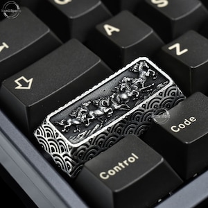 Enter Keycap 2.25U Custom Handmade  Premium Solid Sterling Silver Keycap for Mechanical Gaming Keyboard