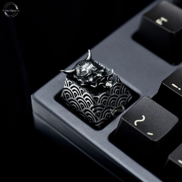 Hannya Original Keycap Perfect Gift Sammlung benutzerdefinierte handgemachte Premium Massiv Sterling Silber Tastenkappe für mechanische Gaming-Tastatur Art