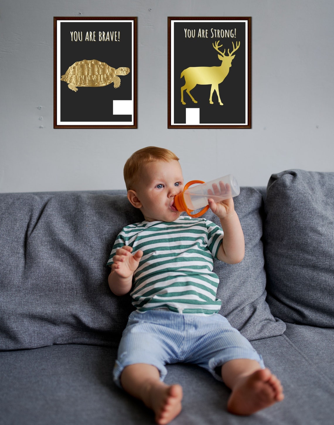 Gender Neutral Animal Printable Wall Art For Child's Room Etsy
