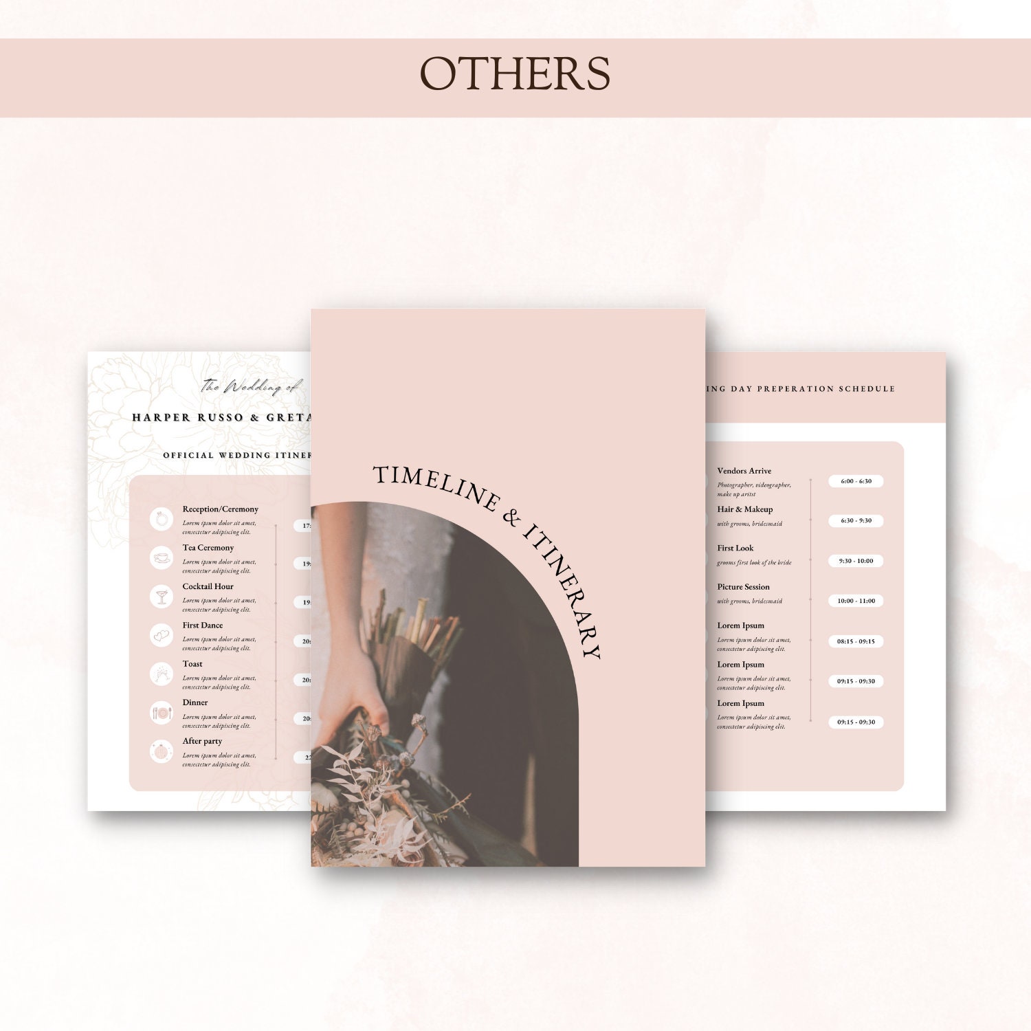 Wedding Planner Organizer Printable, Printable Wedding Planner Kit ...