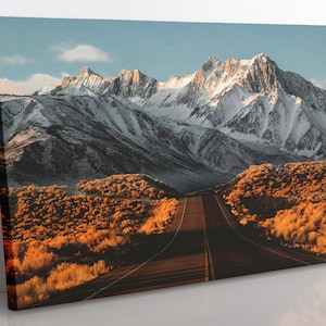 Sierra Nevada Canvas Print: Framed California Mountain Landscape Wall Art