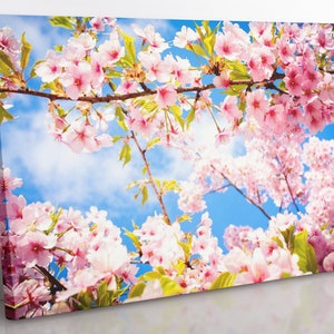 Cherry Blossom Canvas Print: Framed Floral Wall Art