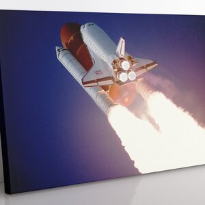 Space Shuttle Canvas Print: Framed Wall Art for Space Lovers