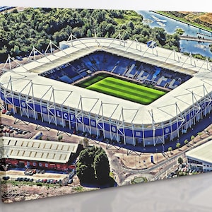 Leicester City Stadium Canvas Print: Framed Football Wall Art