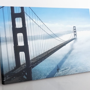 Golden Gate Bridge Canvas Print: San Francisco Home Decor