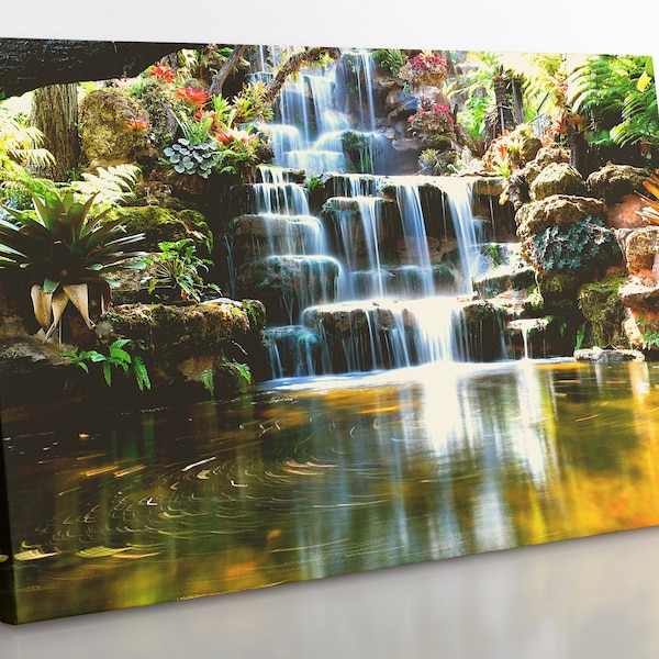 Waterfall Canvas Wall Art - Etsy