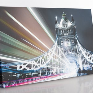 London Tower Bridge Canvas Print: Framed Cityscape Wall Art