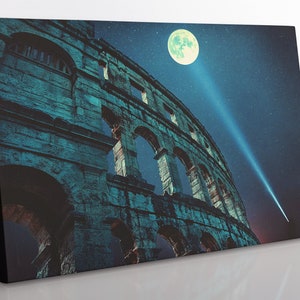 Colosseum Canvas Print: Rome Italy Framed Wall Art