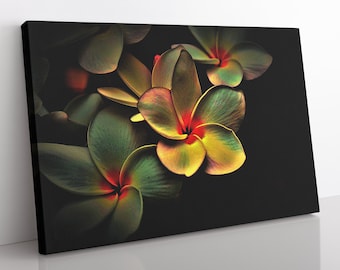 Florales Wandbild: Japanische Blumen, fertig zum Aufhängen