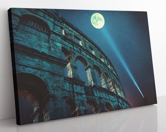Colosseum Canvas Print: Rome Italy Framed Wall Art