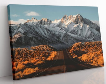 Sierra Nevada Canvas Print: Oprawiony obraz ścienny z krajobrazem górskim Kalifornii
