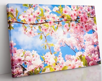 Cherry Blossom Canvas Print: Framed Floral Wall Art