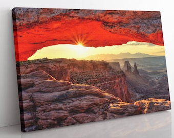Impresión en lienzo de Sedona, Arizona: arte mural con paisaje enmarcado