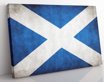 Schottische Flagge Leinwand Kunst: Home Decor Wanddekoration