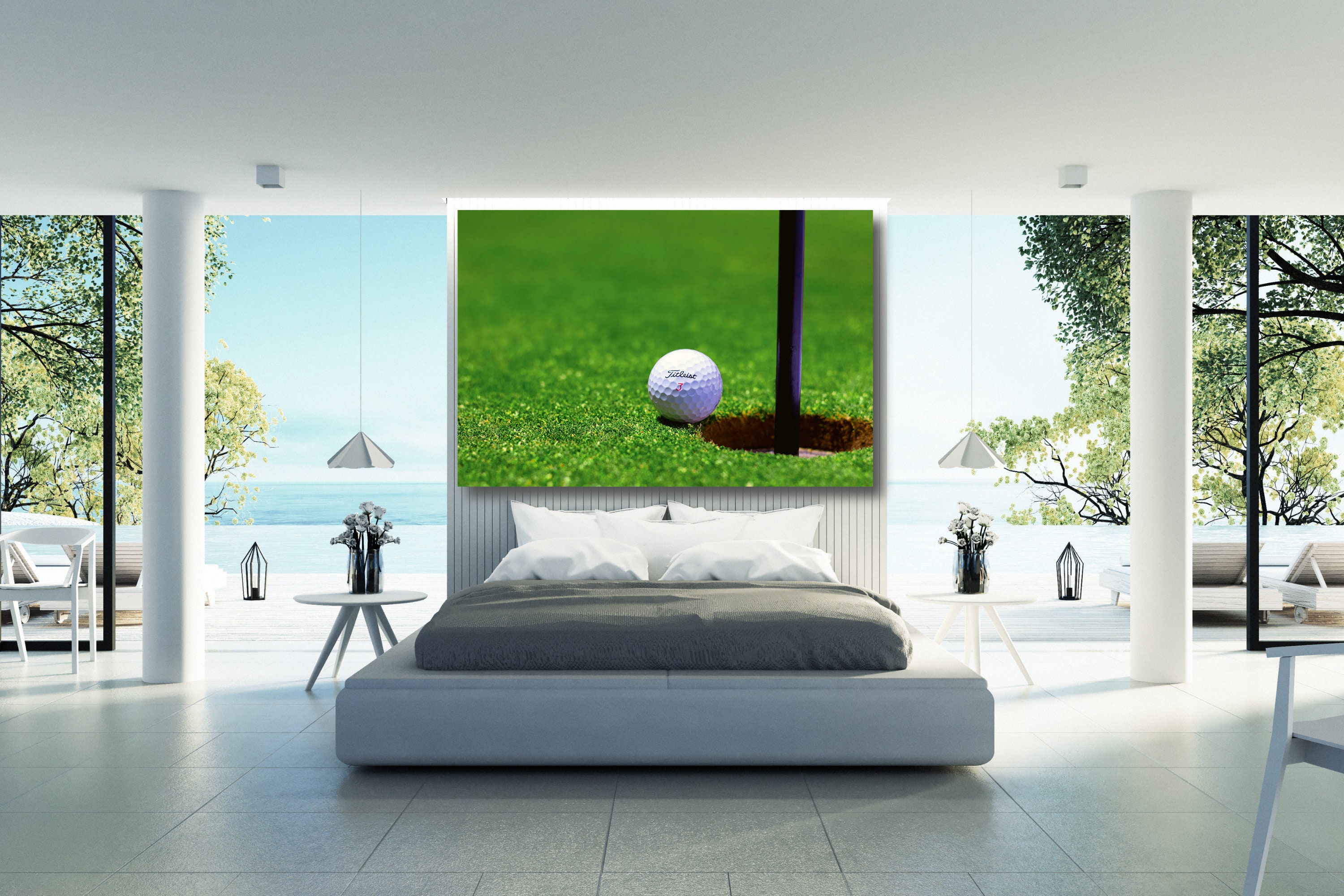 Golf Canvas Wall Art Large Framed Sport Print Home Decor Wall Etsy UK