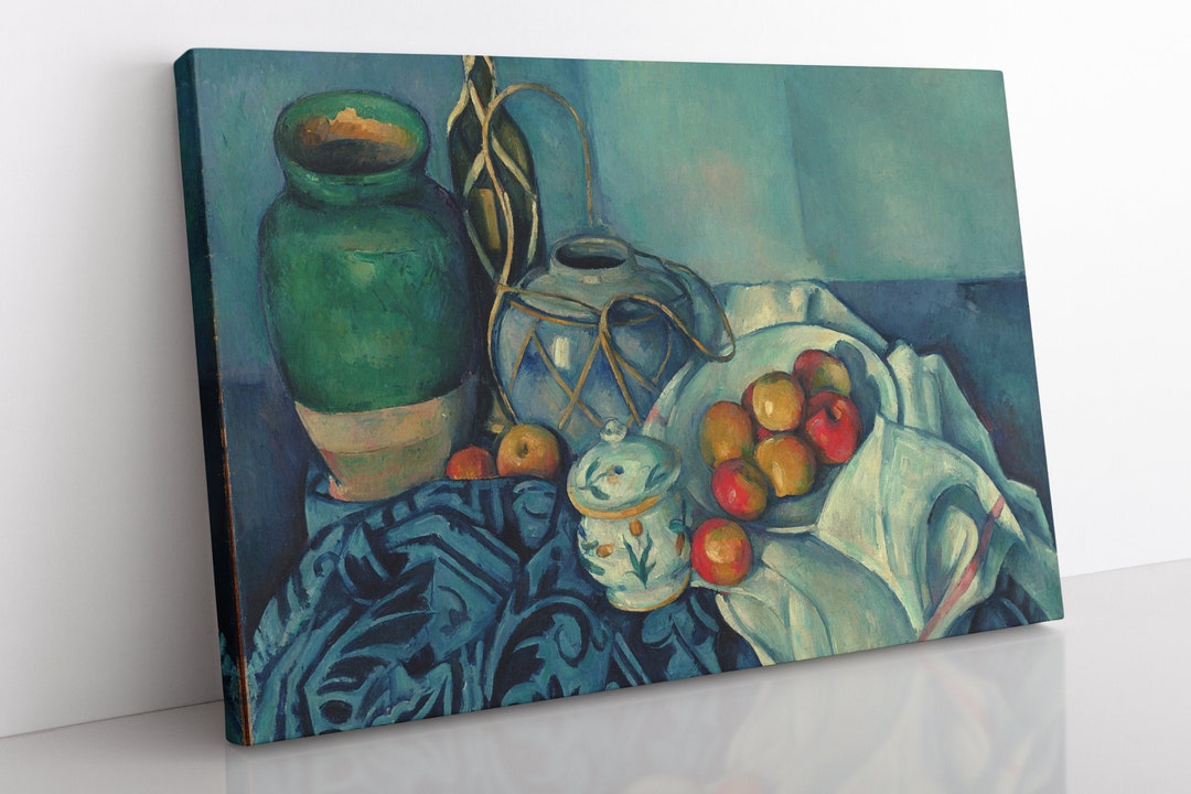 Paul Cezanne Still Life With Apples Canvas Wall Art Framed - Etsy