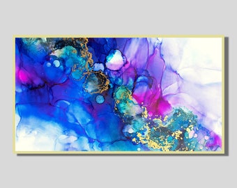 Abstract Samsung Frame TV Art, Alcohol Ink Wall Art TV Digital Download, Digital Frame TV Art, Minimalist Modern Art For Samsung Tv.