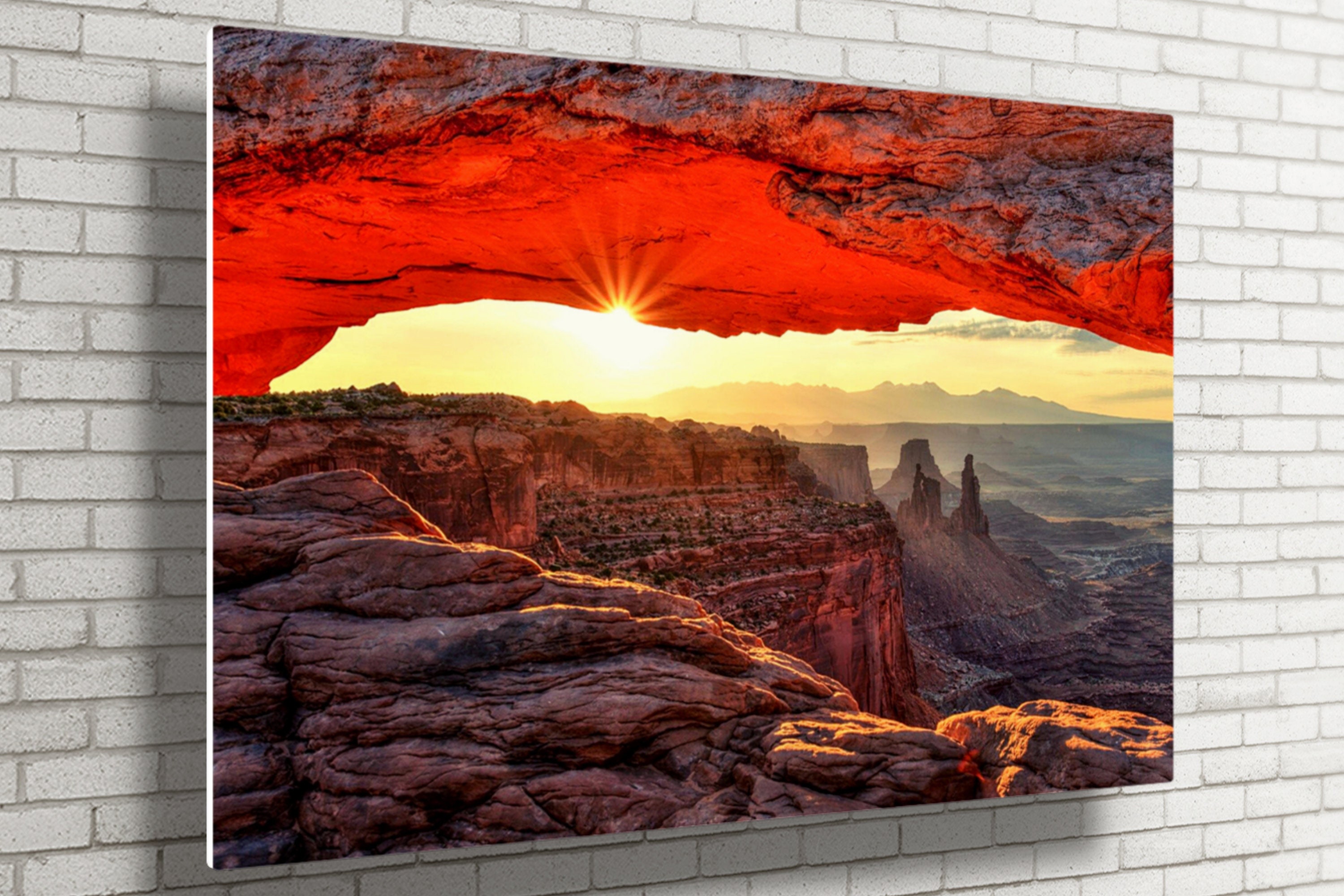 Sedona Arizona Landscape Aluminium Wall Art: Waterproof Metal
