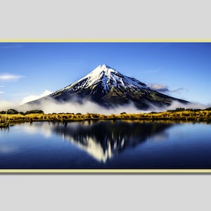 Mount Taranaki, New Zealand Frame TV Art (Digital Download)