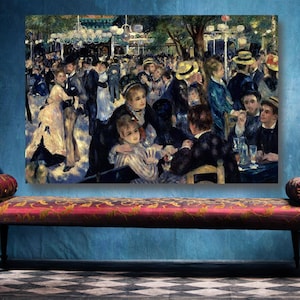 Renoir &#39;Dance at Moulin De La Galette&#39; Fine Art Poster Print