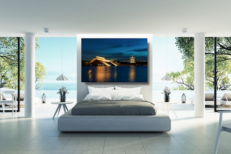 picture Artistic Aesthetic Japanese Aesthetic Room large framed japan print wall decor